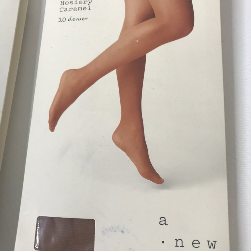 2 Pair A New Day Sheer Hosiery 20 Denier M/L Caramel & Ebony - Picture 3 of 4